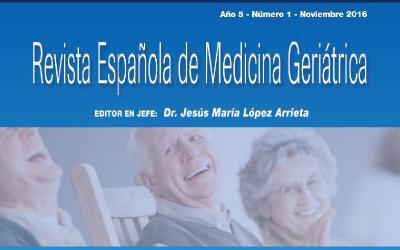 Revista Española de Medicina Geriátrica 2016