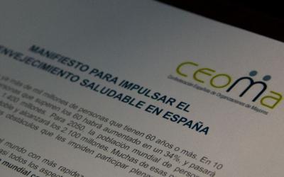 30 instituciones se adhieren al Manifiesto impulsado por CEOMA para promover el envejecimiento saludable en España